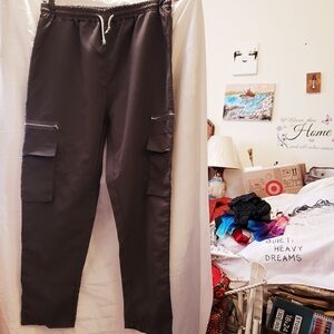Men's Black Cargo Pants